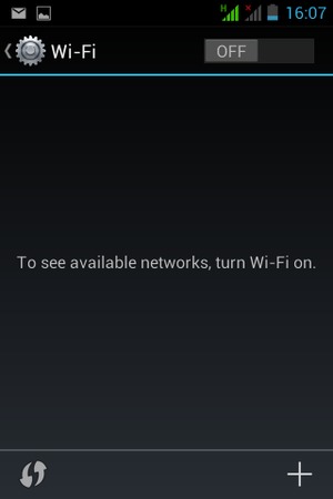 Turn Wi-Fi on