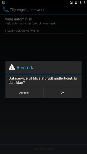Vælg OK