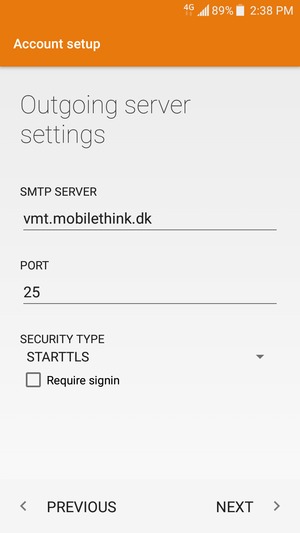 Uncheck the Require signin checkbox and select NEXT
