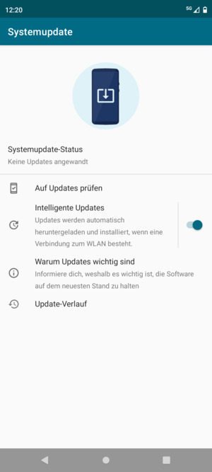 Wählen Sie Auf Updates prüfen