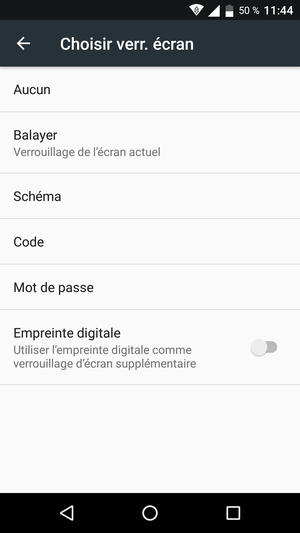 Sélectionnez Schéma