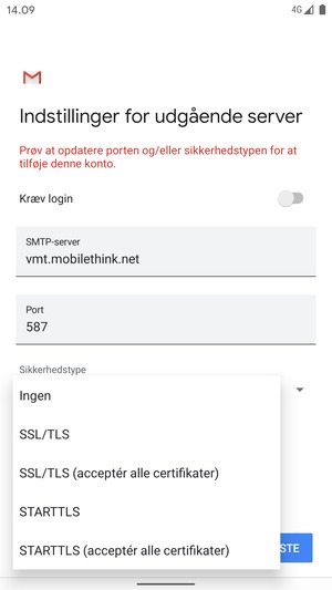 Vælg Ingen