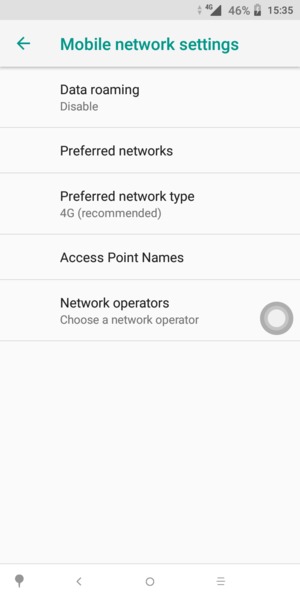 Select Access Point Names