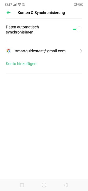 Wählen Sie Ihr Google-Konto