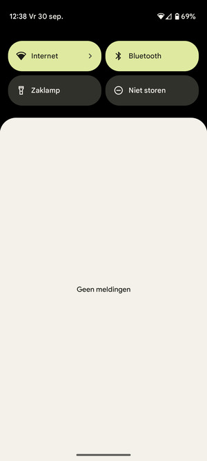 Schuif naar beneden in het bovenste menu opnieuw