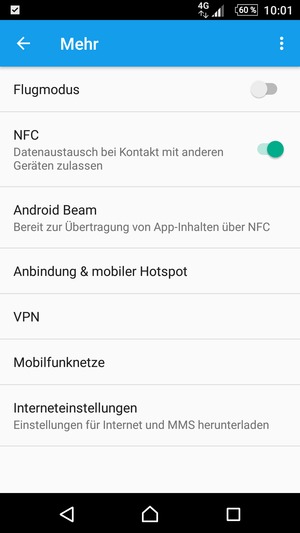 Wählen Sie Mobilfunknetze