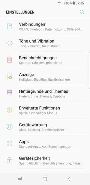 Wählen Sie Verbindungen