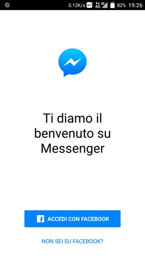 L'app è pronta per l'uso