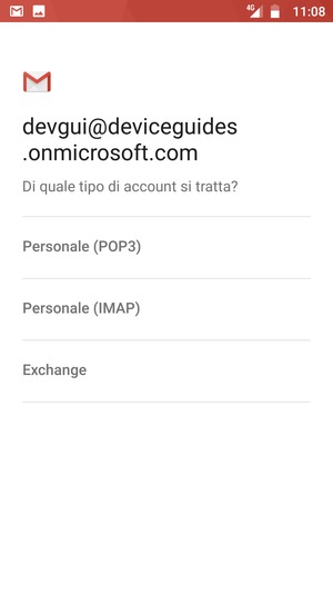 Seleziona Exchange