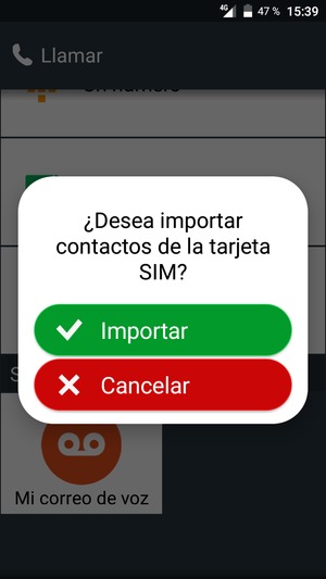 Seleccione Importar