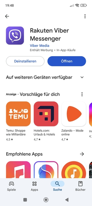 Wählen Sie Öffnen