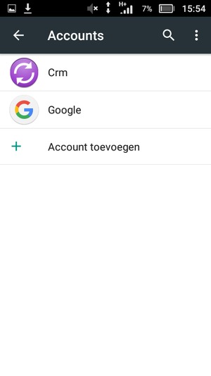 Selecteer Google