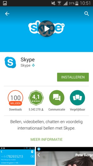 Selecteer INSTALLEREN