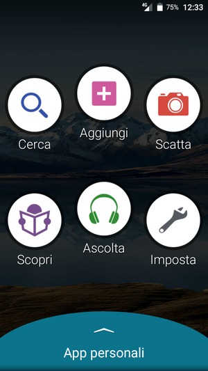 Seleziona App personali