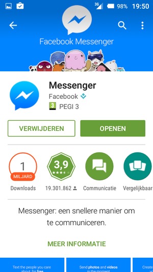 Selecteer OPENEN