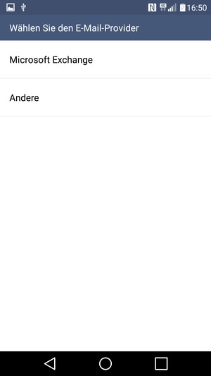 Wählen Sie Andere