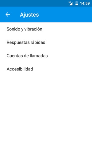 Seleccione Cuentas de llamadas