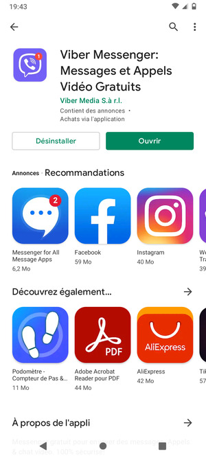 Sélectionnez Ouvrir