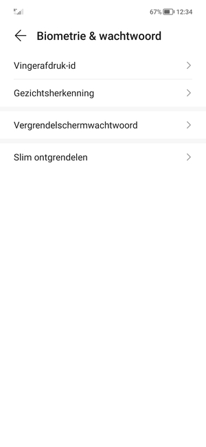 Selecteer Vergrendelscherm-wachtwoord