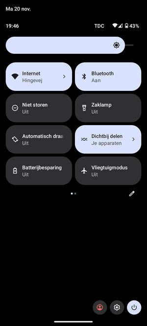 Selecteer Internet