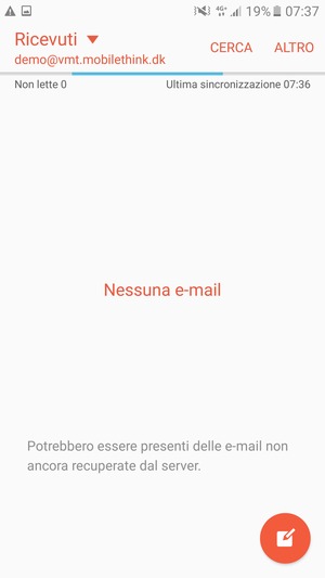 Il tuo account è pronto per l'uso