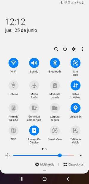 Desactive Wi-Fi y Bluetooth