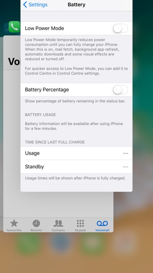 Swipe apps up to close them. This will save battery.
