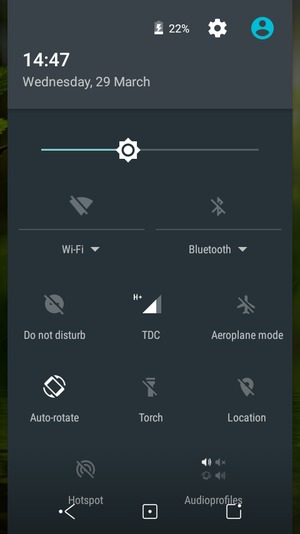Select the Settings button