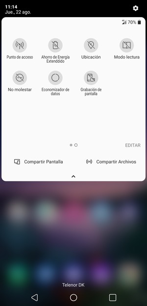 Seleccione Ahorro de Energía Extendido