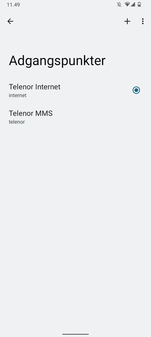 Vælg Menu-knappen
