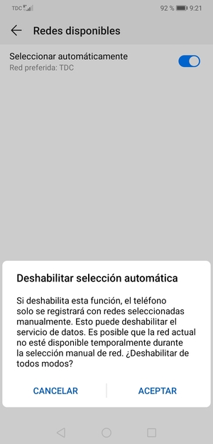 Seleccione ACEPTAR