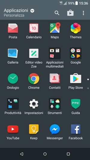 Seleziona Impostazioni