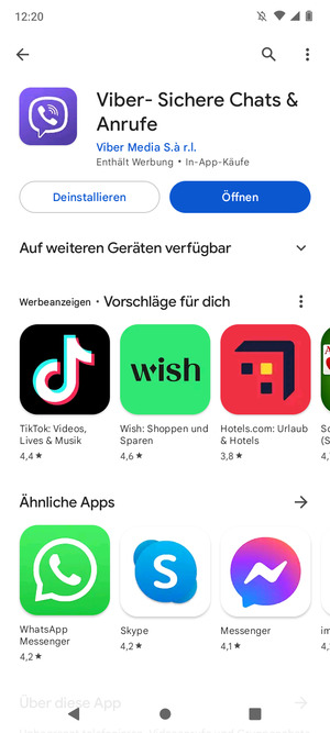 Wählen Sie Öffnen