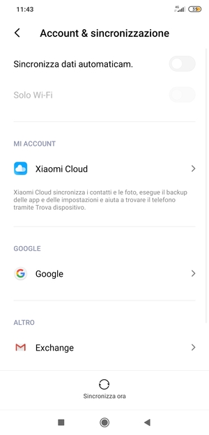 Seleziona Google