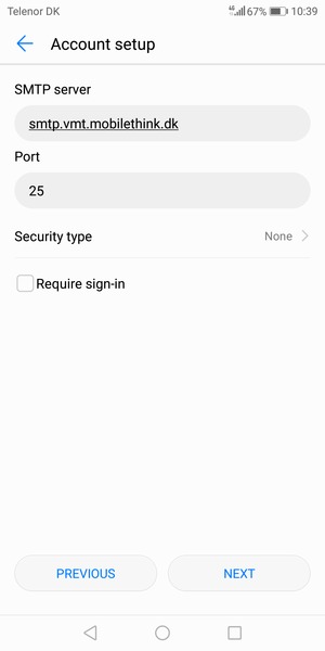 Uncheck the Require sign-in checkbox and select NEXT