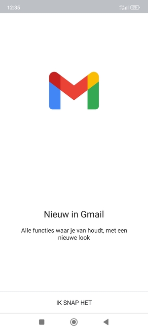 Selecteer IK SNAP HET