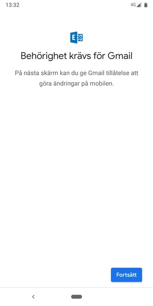 Välj Fortsätt