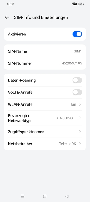 Wählen Sie Zugriffspunktnamen