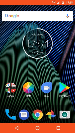Return to the Home screen  and select the Recent apps button