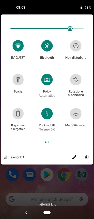 Disattiva Wi-Fi e Bluetooth
