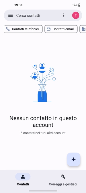 Seleziona Corregi e gestisci