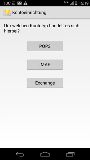 Wählen Sie Exchange