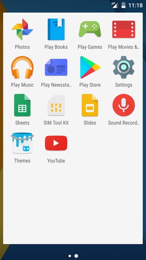Scroll to and select Settings