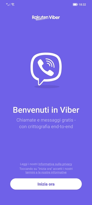 L'app è pronta per l'uso