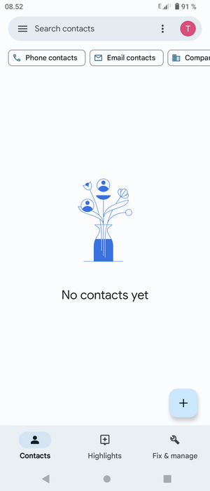 Select Fix & manage