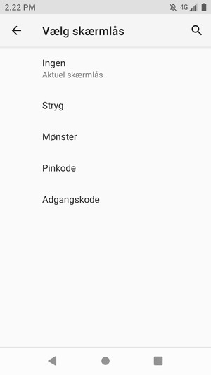 Vælg Mønster