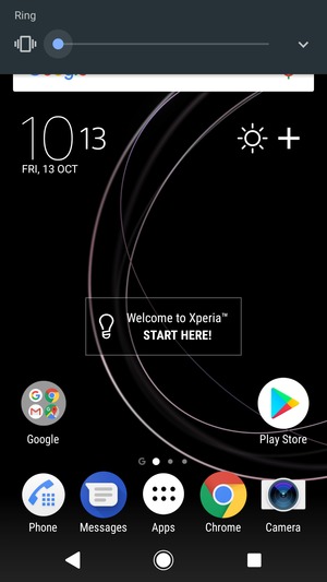 Continue to press for vibration mode, which is approved with a short vibration