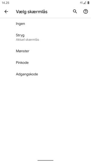 Vælg Mønster