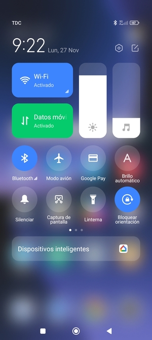 Desactive Wi-Fi y Bluetooth