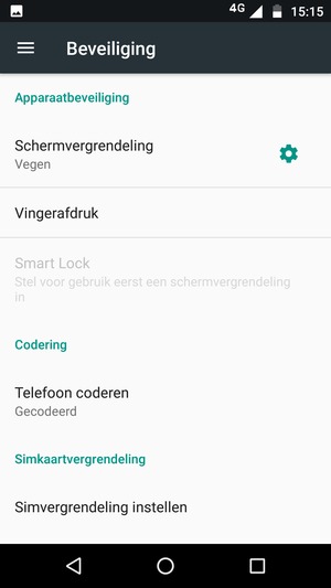 Selecteer Simvergrendeling instellen